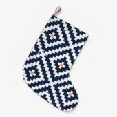 Aztec Navajo Ethnic Seamless Pattern Kleiner Weihnachtsstrumpf (Vorderansicht (hängend))