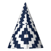 Aztec Navajo Ethnic Seamless Pattern Partyhütchen (Rückseite)