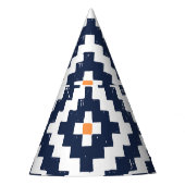 Aztec Navajo Ethnic Seamless Pattern Partyhütchen (Vorderseite)