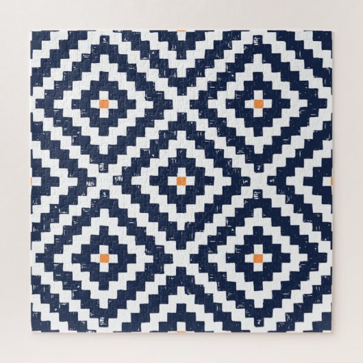 Aztec Navajo Ethnic Seamless Pattern Puzzle (Vertikal)