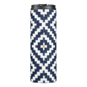 Aztec Navajo Ethnic Seamless Pattern Thermosbecher (Rückseite)