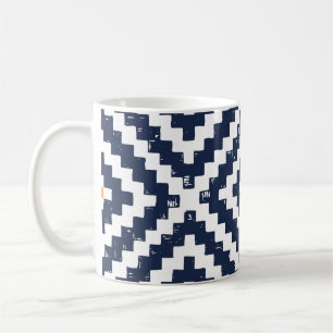 Aztec-Navajo-ethnisches nahtloses Muster Kaffeetasse