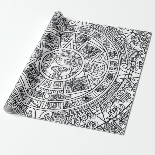 AZTEC oder MEXICA mexican Wrapping Paper Geschenkpapier