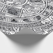 AZTEC oder MEXICA mexican Wrapping Paper Geschenkpapier (Ecke)