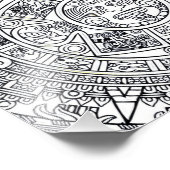 AZTEC ODER MEXIKA mexican Fotodruck (Ecke)