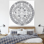 AZTEC ODER MEXIKA mexican Leinwanddruck (Insitu (Schlafzimmer))