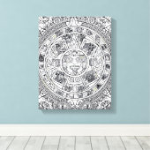 AZTEC ODER MEXIKA mexican Leinwanddruck (Insitu (Holzboden))