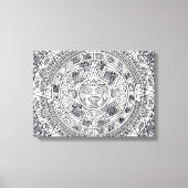 AZTEC ODER MEXIKA mexican Leinwanddruck (Vorderseite)