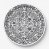 AZTEC ODER MEXIKA mexican Pappteller (Vorderseite)