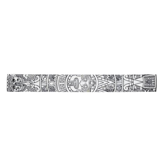 AZTEC ODER MEXIKA mexican Satinband (Vorderseite)