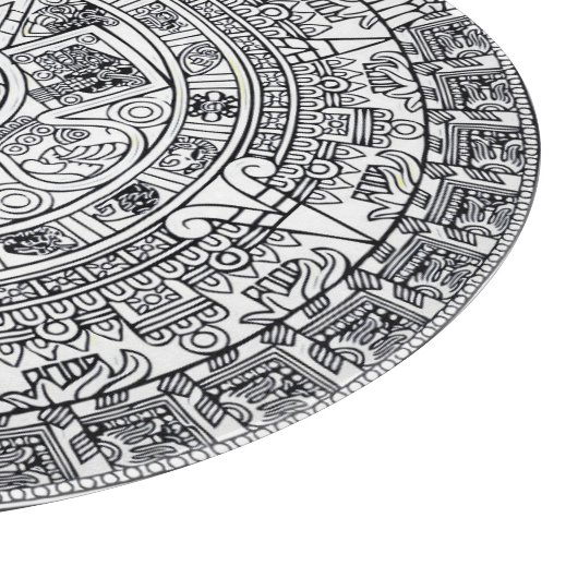 AZTEC ODER MEXIKA mexican Schneidebrett (Ecke)