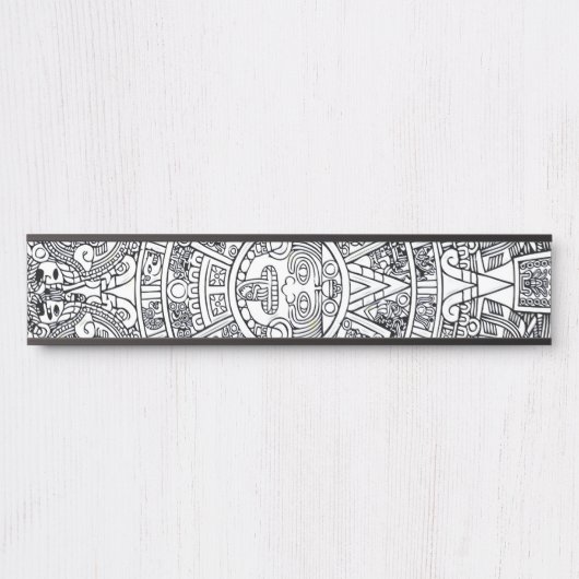 AZTEC ODER MEXIKA mexican Türschild (Vorderseite )