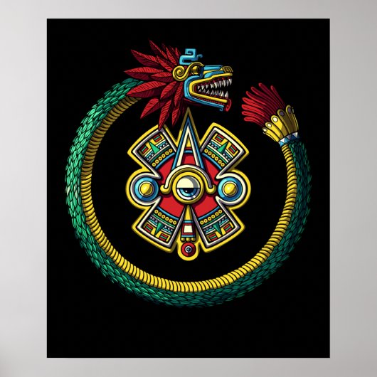 Aztec Ouroboros Poster (Vorne)
