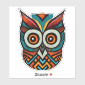 Aztec Owl Aufkleber (Blatt)