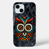 Aztec Owl Case-Mate iPhone Hülle (Rückseite)