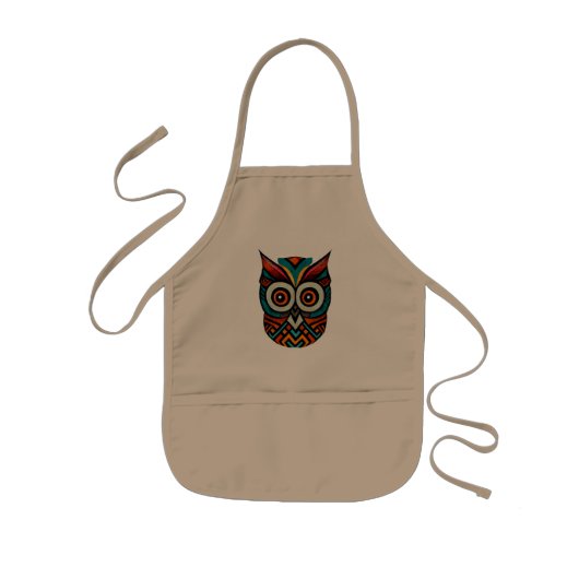 Aztec Owl Kinderschürze (Vorne)