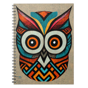 Aztec Owl Notizblock