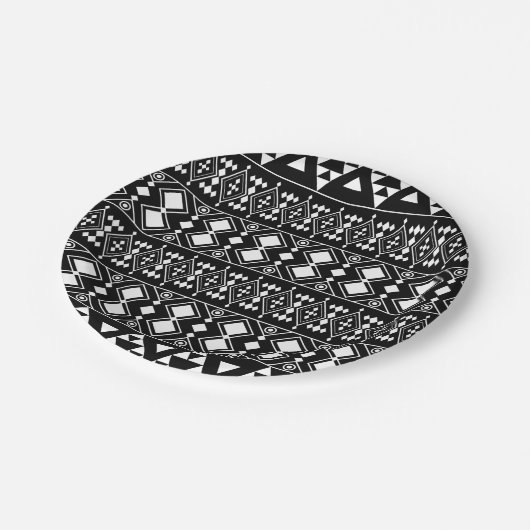 Aztec Pappteller (Schrägansicht)