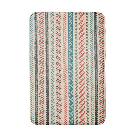 Aztec Pattern Badmatten Badematte (Vorderseite Vertikal)