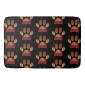 Aztec Pattern Dog Paw Badematte (Vorderseite)