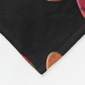 Aztec Pattern Dog Paw Fleecedecke (Ecke)