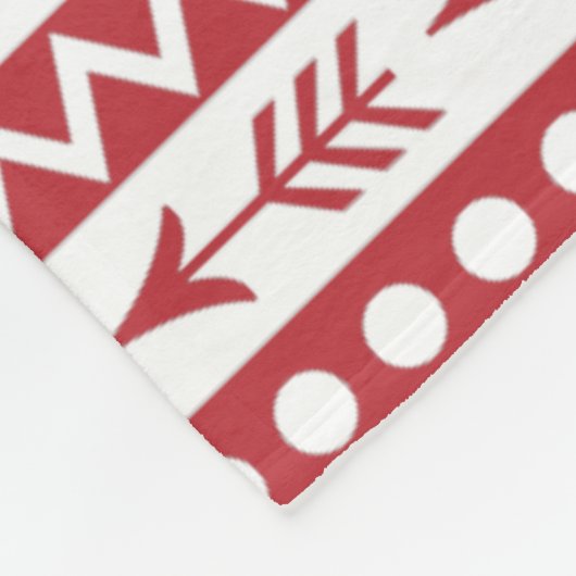 Aztec Pattern Fleecedecke (Ecke)