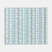 Aztec Pattern Fleecedecke (Vorderseite (Horizontal))