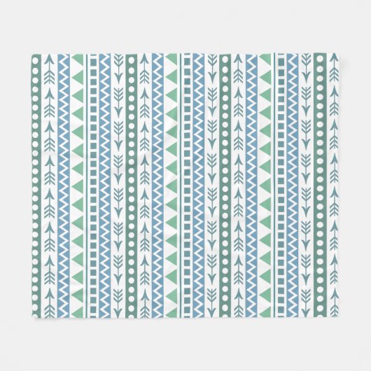 Aztec Pattern Fleecedecke (Vorderseite (Horizontal))