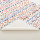 Aztec Pattern Fleecedecke Sherpadecke (3/4)
