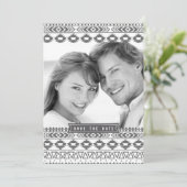 AZTEC PATTERN FOTO ANKÜNDIGUNG DATUM FREIHALTEN (Stehend Vorderseite)