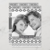 AZTEC PATTERN FOTO ANKÜNDIGUNG DATUM FREIHALTEN (Vorne/Hinten)