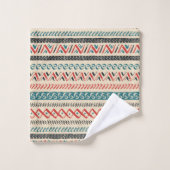 Aztec Pattern Handtuchhalter-Set Badhandtuch Set (Waschlappen)
