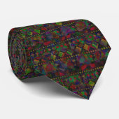 Aztec Pattern Neck Tie Krawatte (Gerollt)
