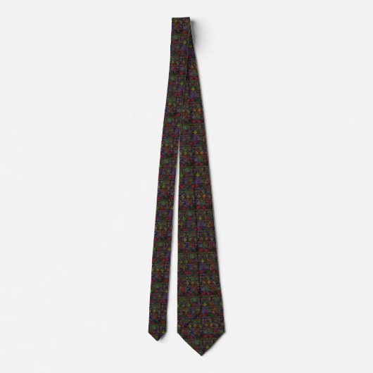 Aztec Pattern Neck Tie Krawatte (Rückseite)