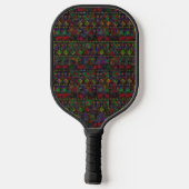Aztec Pattern Pickleball Paddle (Rückseite)