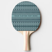 Aztec Pattern Pingpongpaddel Tischtennis Schläger (Rückseite)
