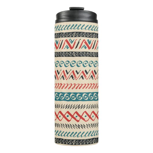 Aztec Pattern tumbler Thermosbecher (Vorderseite)