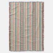 Aztec Pattern Werft Decken (Vorderseite Vertikal)