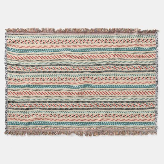 Aztec Pattern Werft Decken (Vorderseite)