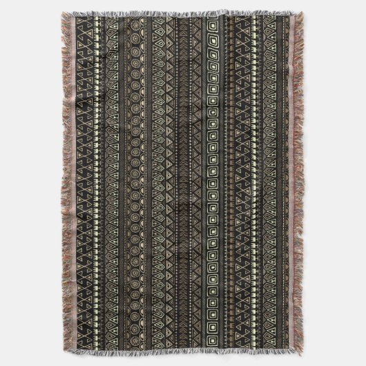 Aztec Pattern Werft Decken (Vorderseite Vertikal)