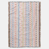 Aztec Pattern Werft Decken (Vorderseite Vertikal)