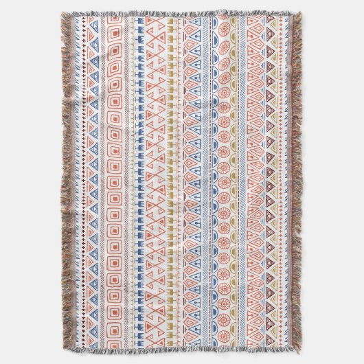 Aztec Pattern Werft Decken (Vorderseite Vertikal)