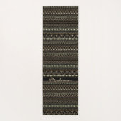 Aztec Pattern Yoga Matten (Rückseite)