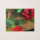Aztec Poinsettias #1 Puzzle (Horizontal)
