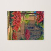 Aztec Poinsettias #2 Puzzle (Horizontal)