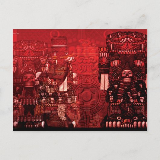 Aztec Postkarte (Vorderseite)