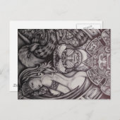 Aztec Postkarte (Vorne/Hinten)
