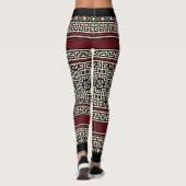 Aztec Print Women's Leggings (Rückseite)