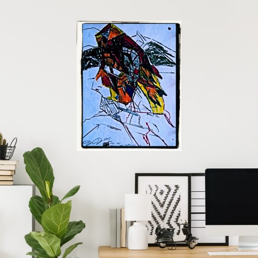 Aztec-Profil Poster (Heimbüro)