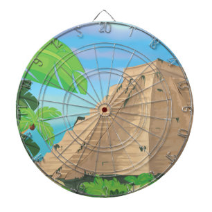 Aztec Pyramid Dartscheibe